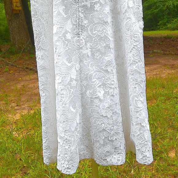 NEW Lilly Pulitzer Sienna Resort White Dress 2 Linings+Straps Lame Hem Sz16 R288 - Picture 8 of 15